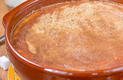 Teurgoule ou le riz au lait normand cuit au four