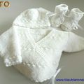 explications layette bb, tricot laine bebe