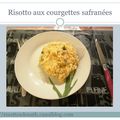 Risotto aux courgettes safranées