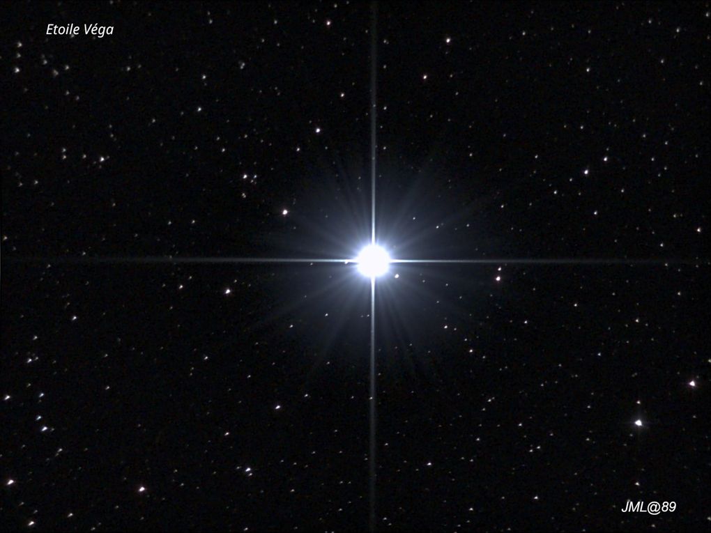 Les 3 étoiles formant le triangle d’été - Photos prises par Jean-Michel en juin et juillet 2025