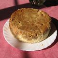 Cheesecake tête à l'envers miel/mascarpone façon "sesamki"