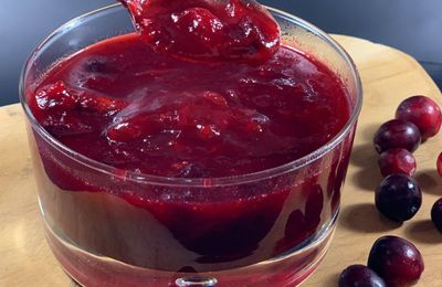 Sauce aux cranberries pour Thanksgiving