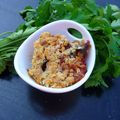 CRUMBLE Tomates Boeuf Parmesan