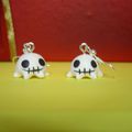 Boucles d'oreilles poulpe Jack skellington