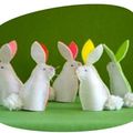 Bunny Fingerpuppets & Joyeuses Pâques