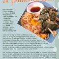 Nems de poulet en feuilles de bettes