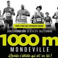 Courir un 1000m lors du meeting International de Mondeville le 3 février 2018