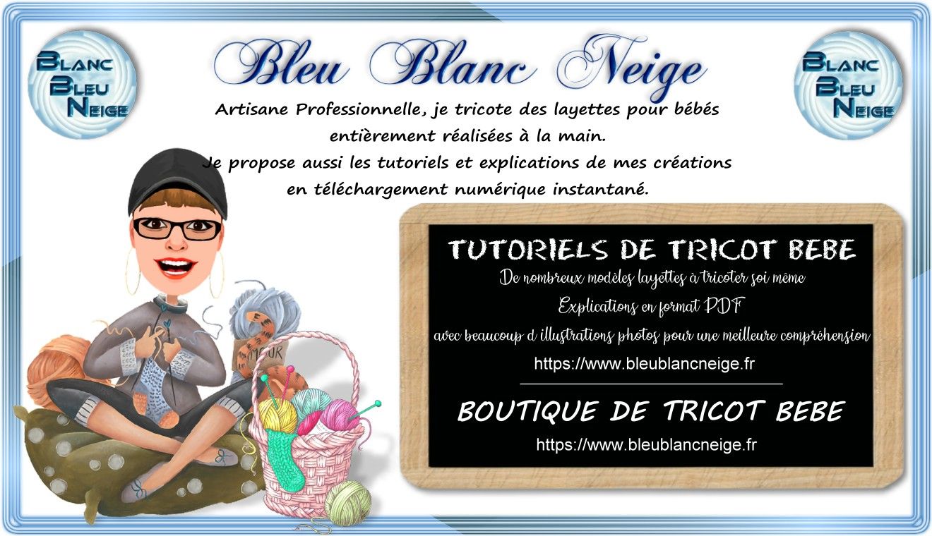 TUTO tricot bébé, Patron FACILE layette bb à tricoter PDF