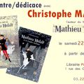 Rencontre et dédicace avec Christophe Mauri !