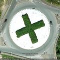 Rond-point à Dovercourt (Grande Bretagne)