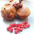 Muffins aux fruits rouges.
