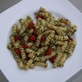 Salade de pâtes au pesto de roquette et tomates confites - Insalata di pasta al pesto di rucola e pomodorini confit