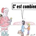 Serge Godard déguisé en Père Noël