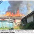 Incendie d'une menuiserie