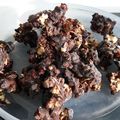 Roses des sables biologiques chocolatées déclinées par Mamounette85 aux flocons d’avoine muesli 