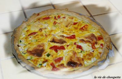 QUICHE AUX LEGUMES LA VACHE QUI RIT