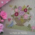 Panier fleuri