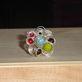 Bague Grappolo couleur