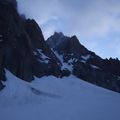 Couloir en Y, aiguille d'Argentière