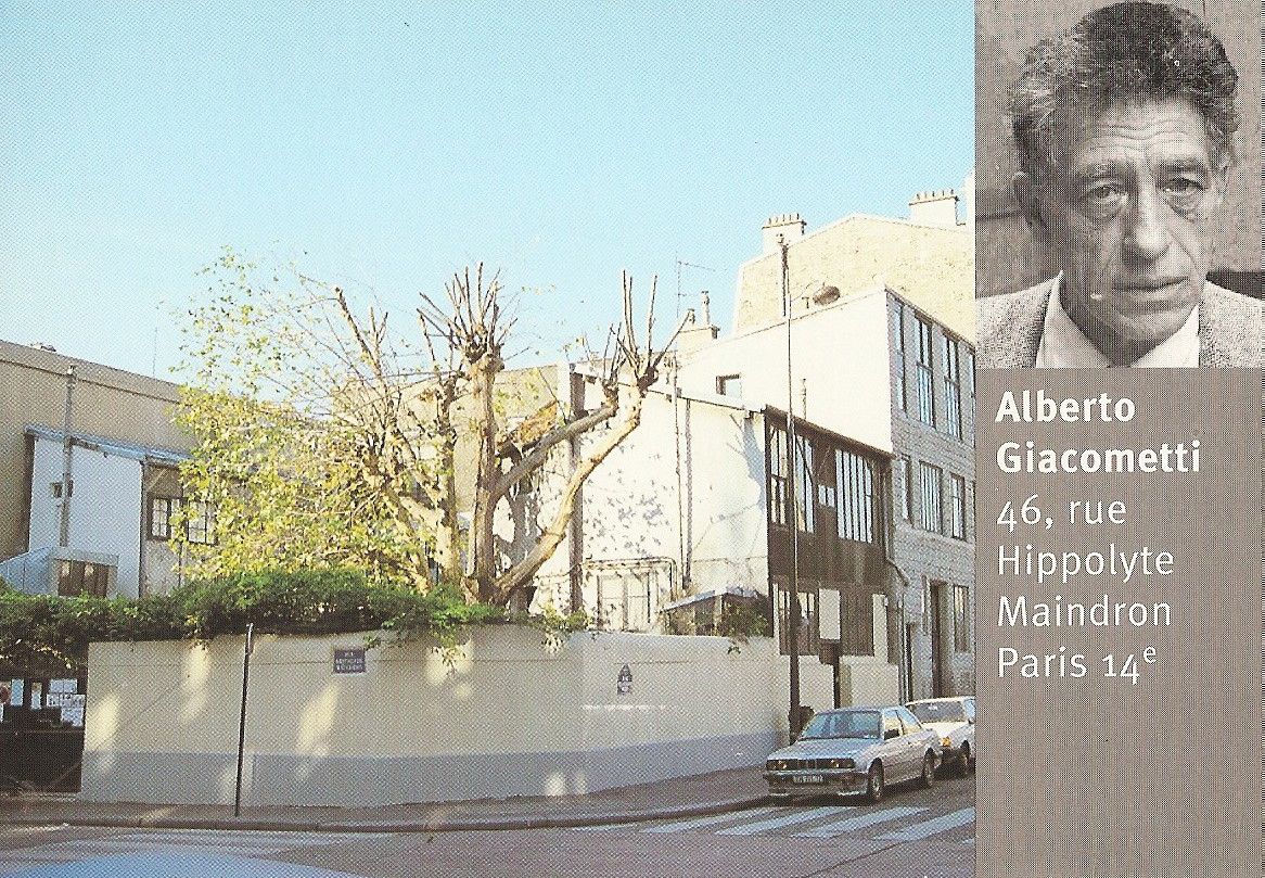 Paris, carte postale, Giacometti (75)