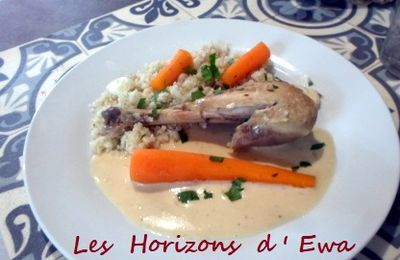 Pilons de poulet sauce cacahuète et fonio