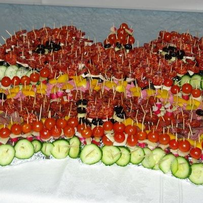 Décorations du buffet apéritif