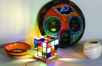 Lampe Rubik's Cub.