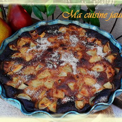 Flognarde aux poires 