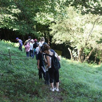 Le centre aéré de St Pé de Bigorre en visite