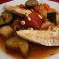Coucous de légumes et poulet à l'oriental