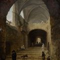 Hubert Robert (1732-1806), Un cryptoportique animé de personnages