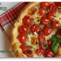 Tarte tomates cerises mozzarella