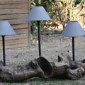 Les lampes en bois flottés ....