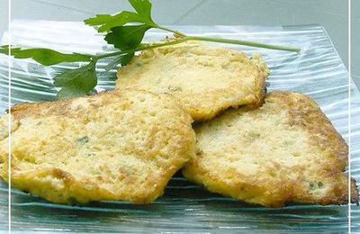 Blinis de courgettes et pomme de terre