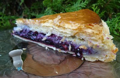 Galette des rois myrtilles vanille