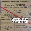 37 - Giorico Roger - N°461 - Licences CAB