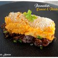 Parmentier de confit de canard & patates douces