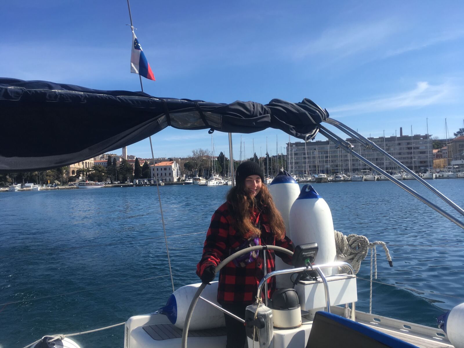 Départ de Pula, Sadaf à la barre, vendredi 19 mars 2021