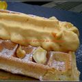 ma recette de gaufre et son espuma au carambar