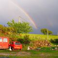 jour d'orage et de pluie