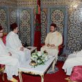 صاحب الجلالة الملك محمد السادس يستقبل أنجال الراحل عز الدين العراقي