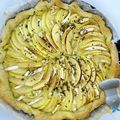 Tarte aux pommes et au Camembert