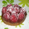 Tartelette-lette-lette aux framboises