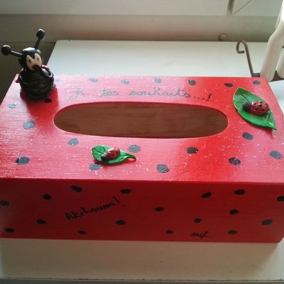 Boite a mouchoir Coccinelle