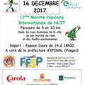Marche Populaire FFSP Vosges - Samedi 16 décembre 2017