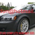 VOLVO-C30 covering noir mat, Covering noir mat, peinture noir mat, total covering voiture, covering jantes vehicule noir mat