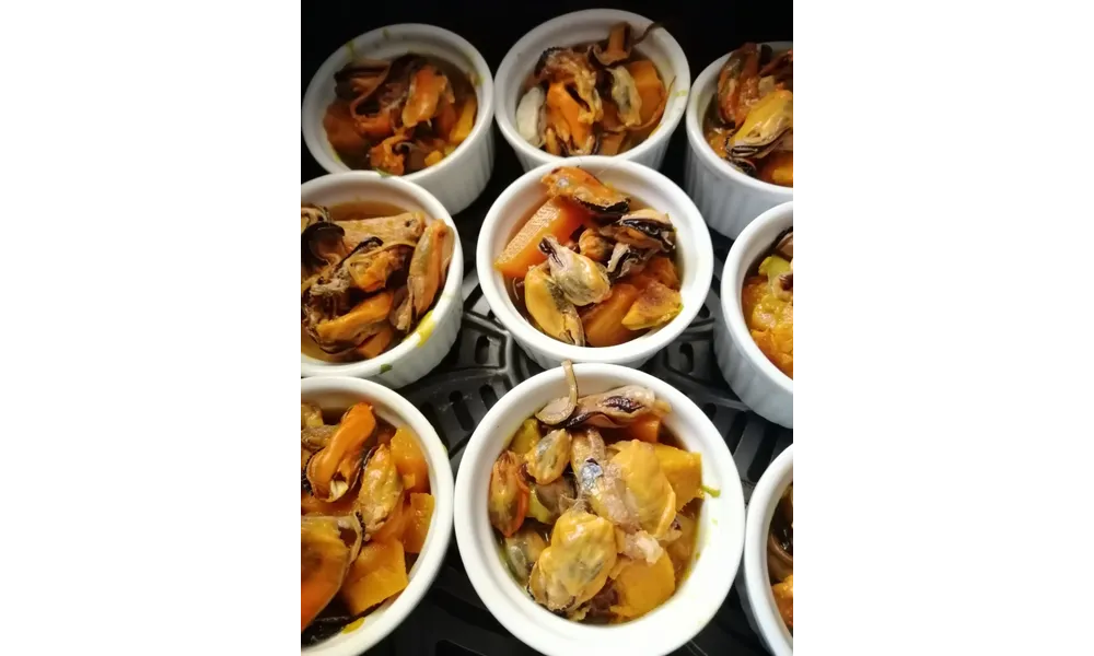 La Cantine # Moules aux petits légumes# Cuisine de Carême 