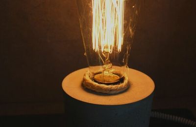 DIY une lampe en béton Prêt à créer !