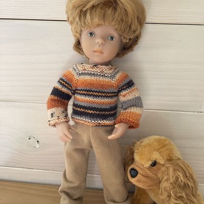 Tuto pull poupée Minouche