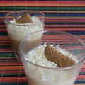 Verrine Chocolat blanc et Spéculoos